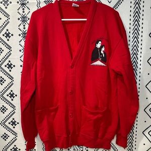 Vintage 1989 Men’s cardigan for Tri Delt - Hazy Shade of Winter.Size-OS usa made